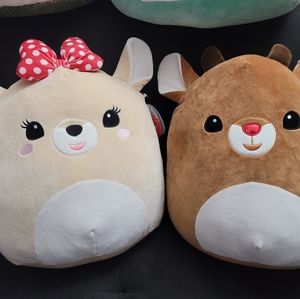 14" NWT Clarice & Rudolph Squishmallows